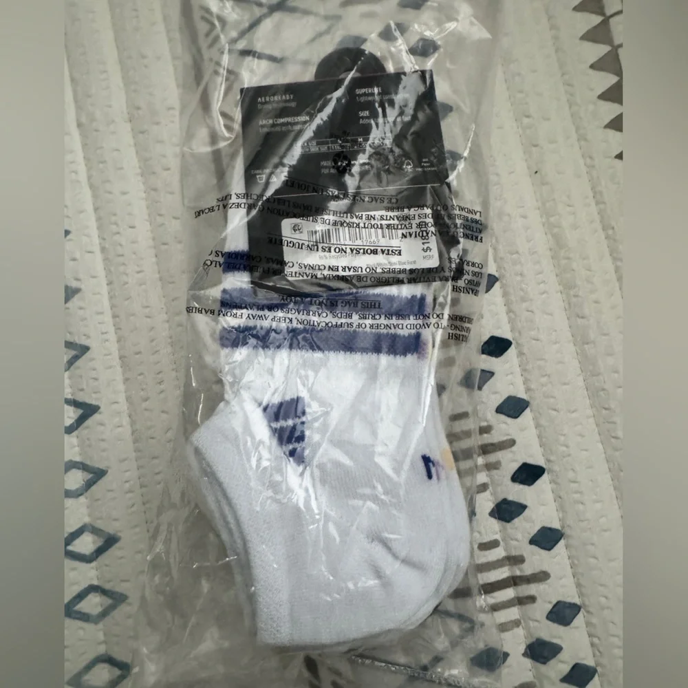 Girls Adidas Superlite Socks- 6 pair